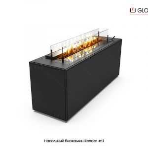Напольный биокамин Render-m1