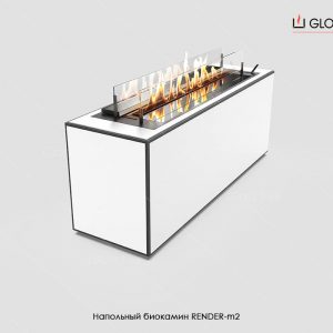 Напольный биокамин Render-m2