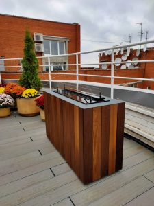 Дизайнерский биокамин Slider Glass GlossFire