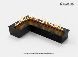 Автомтический угловой биокамин GlossFire
