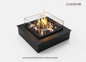 Автоматический биокамин GlossFire Dalex Quadrat