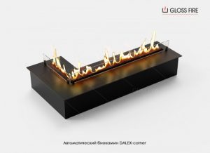 Автоматический биокамин угловой